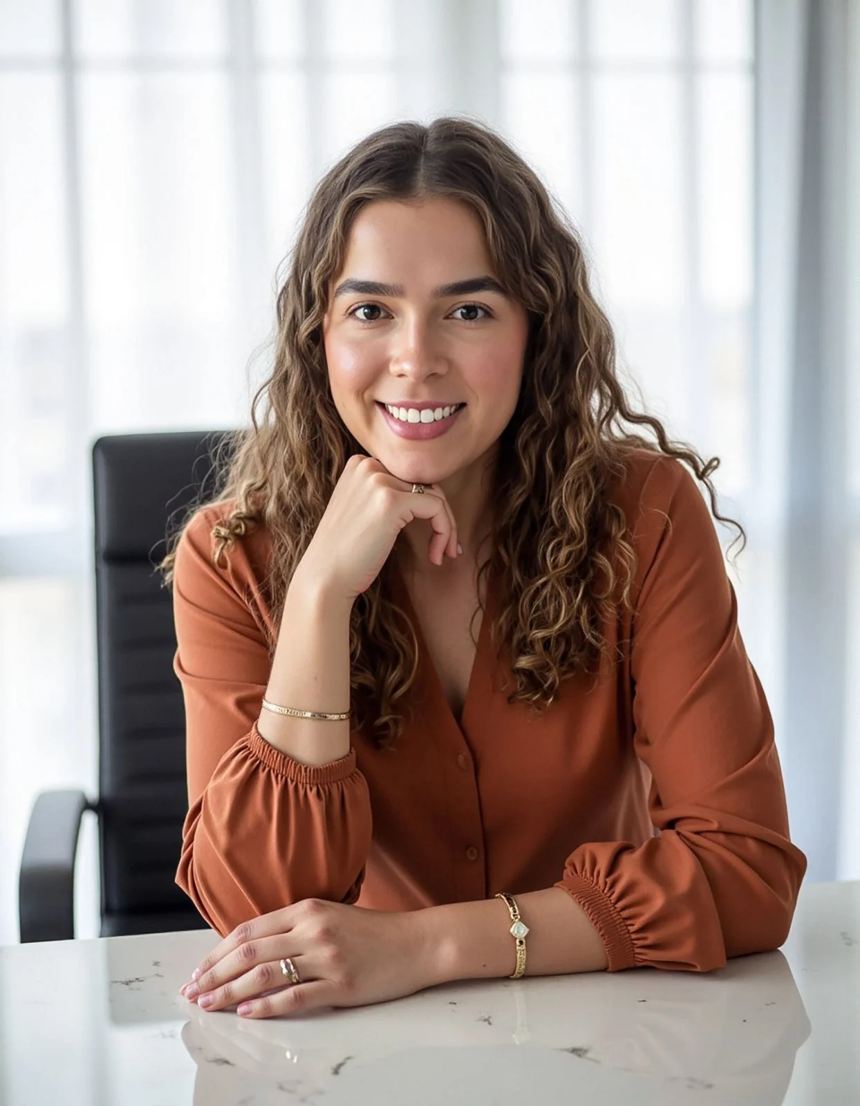 Amanda Silva durante atendimento psicológico